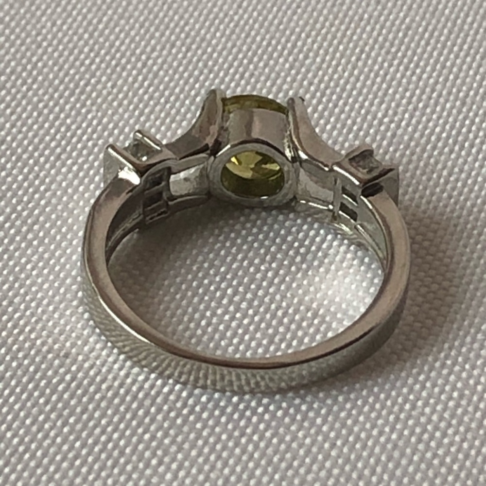Yellow Crystal Ring 💍 - Picture 4 of 4
